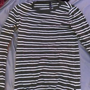 Dark green, stripped shirt S